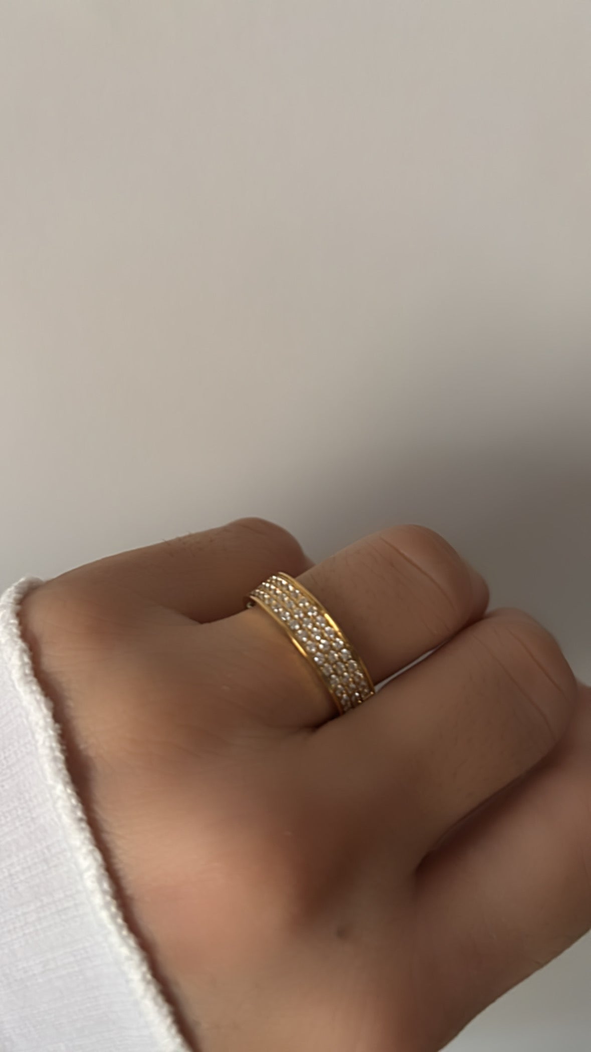 AD Studded diamonds ring
