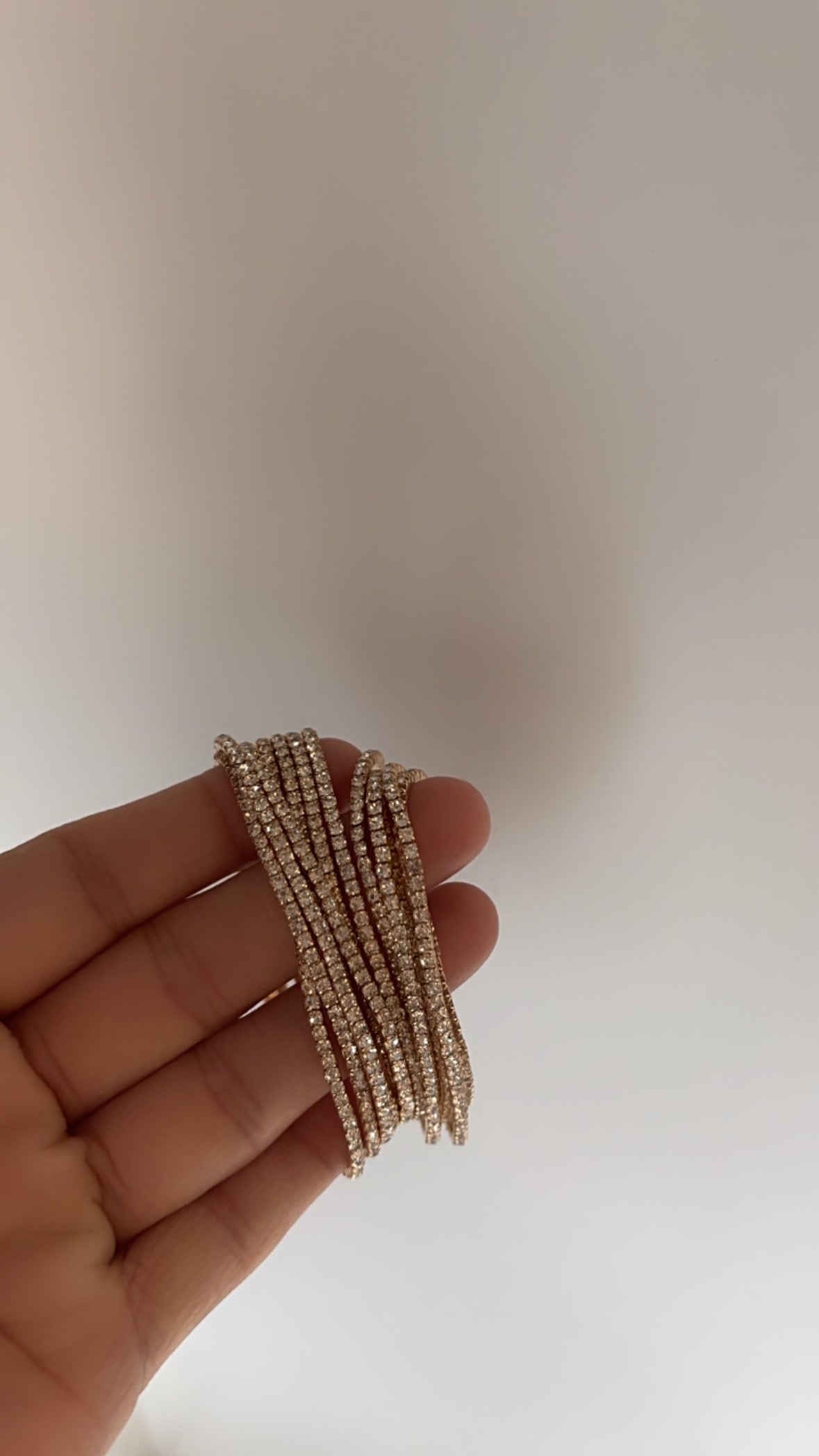 Stretchable tennis diamond bracelets