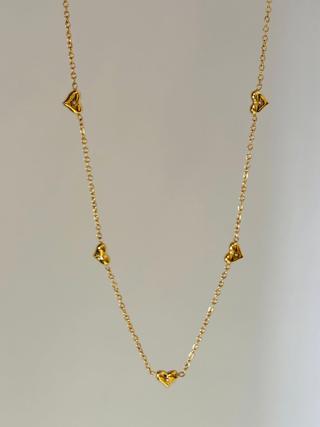 Imogen heart charm necklace