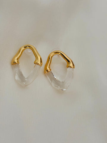 Transparent earring