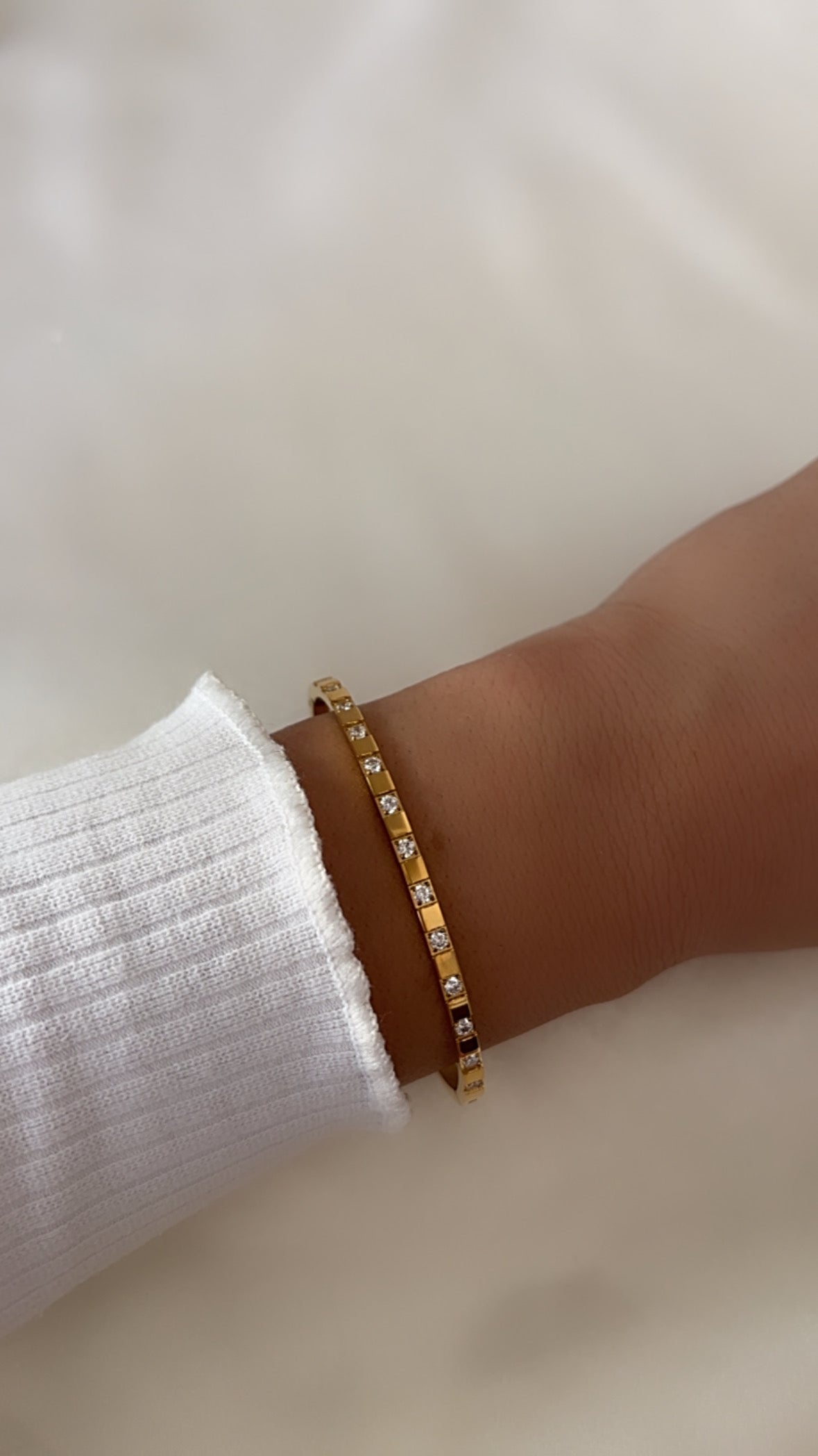 Rahi diamond studded openable kada bracelet