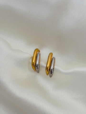 Romy two tone earring