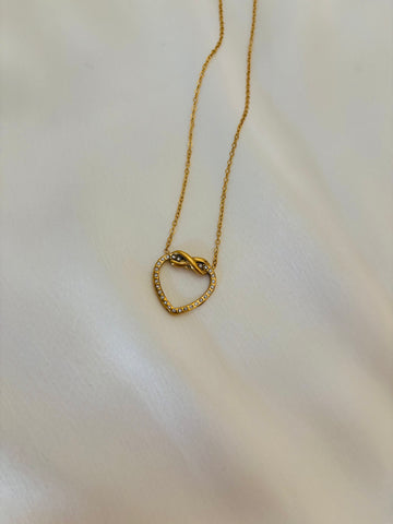 Bianca heart necklace