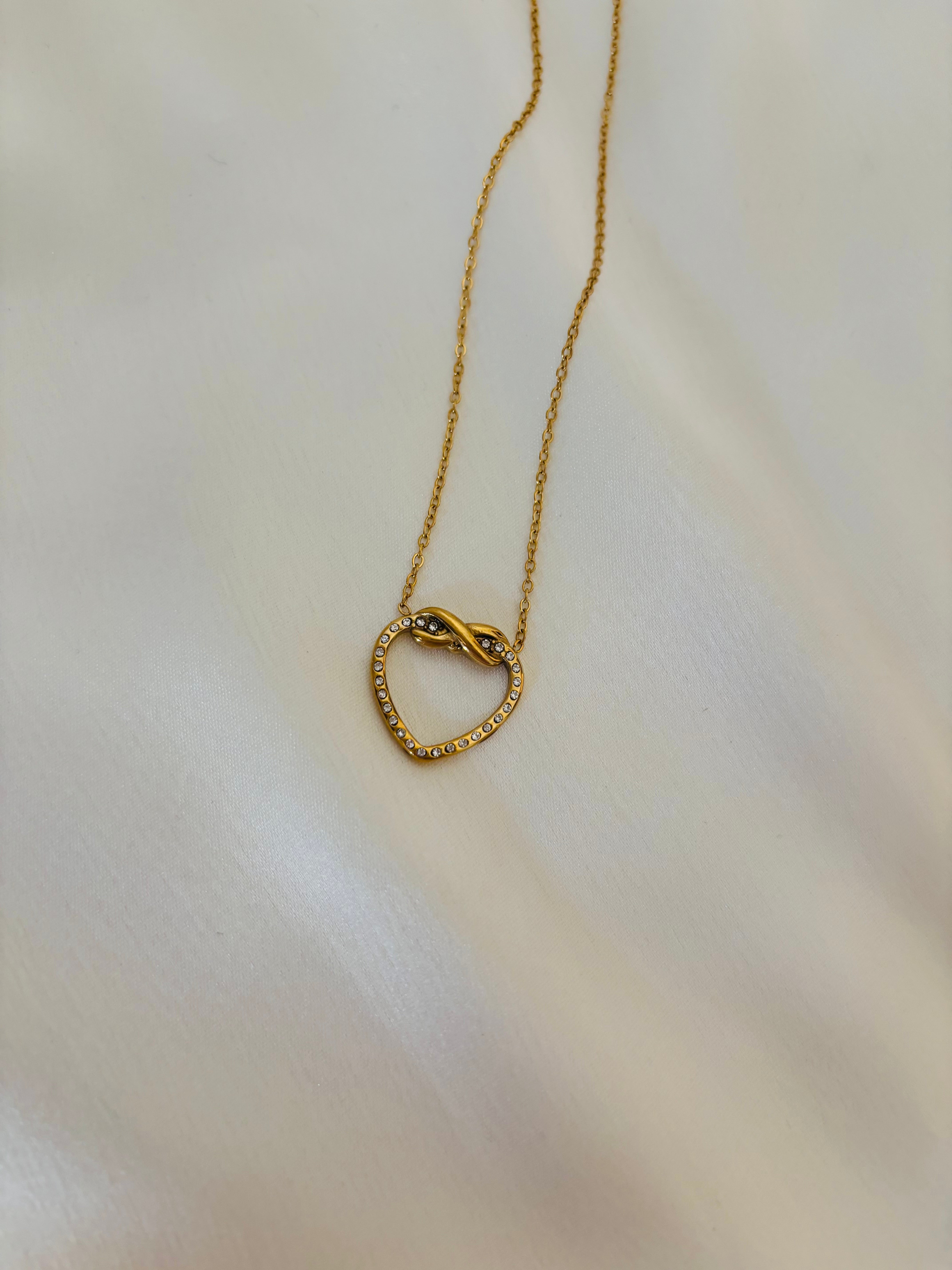 Bianca heart necklace