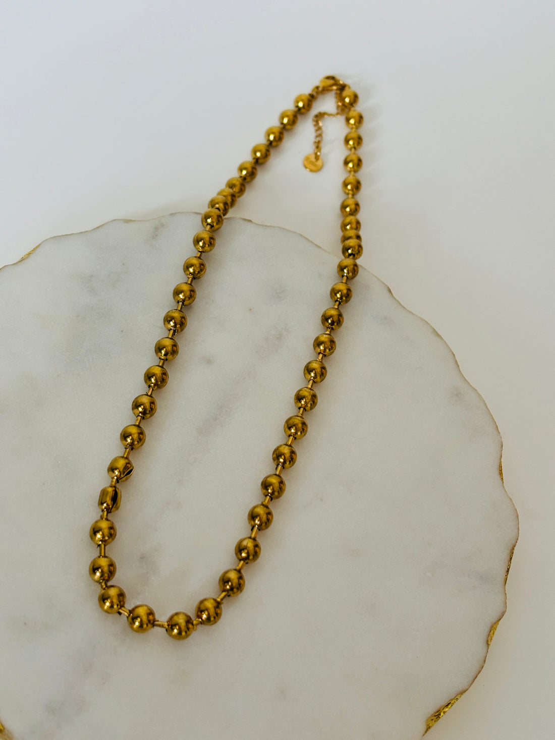 Bold beaded necklace