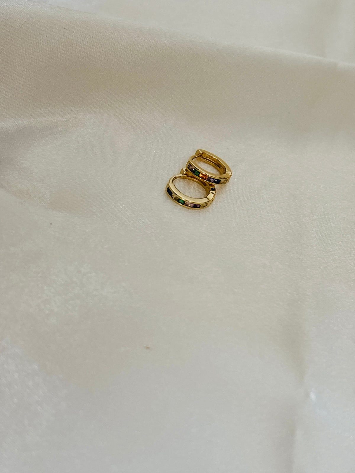 Multi mini hoop earrings