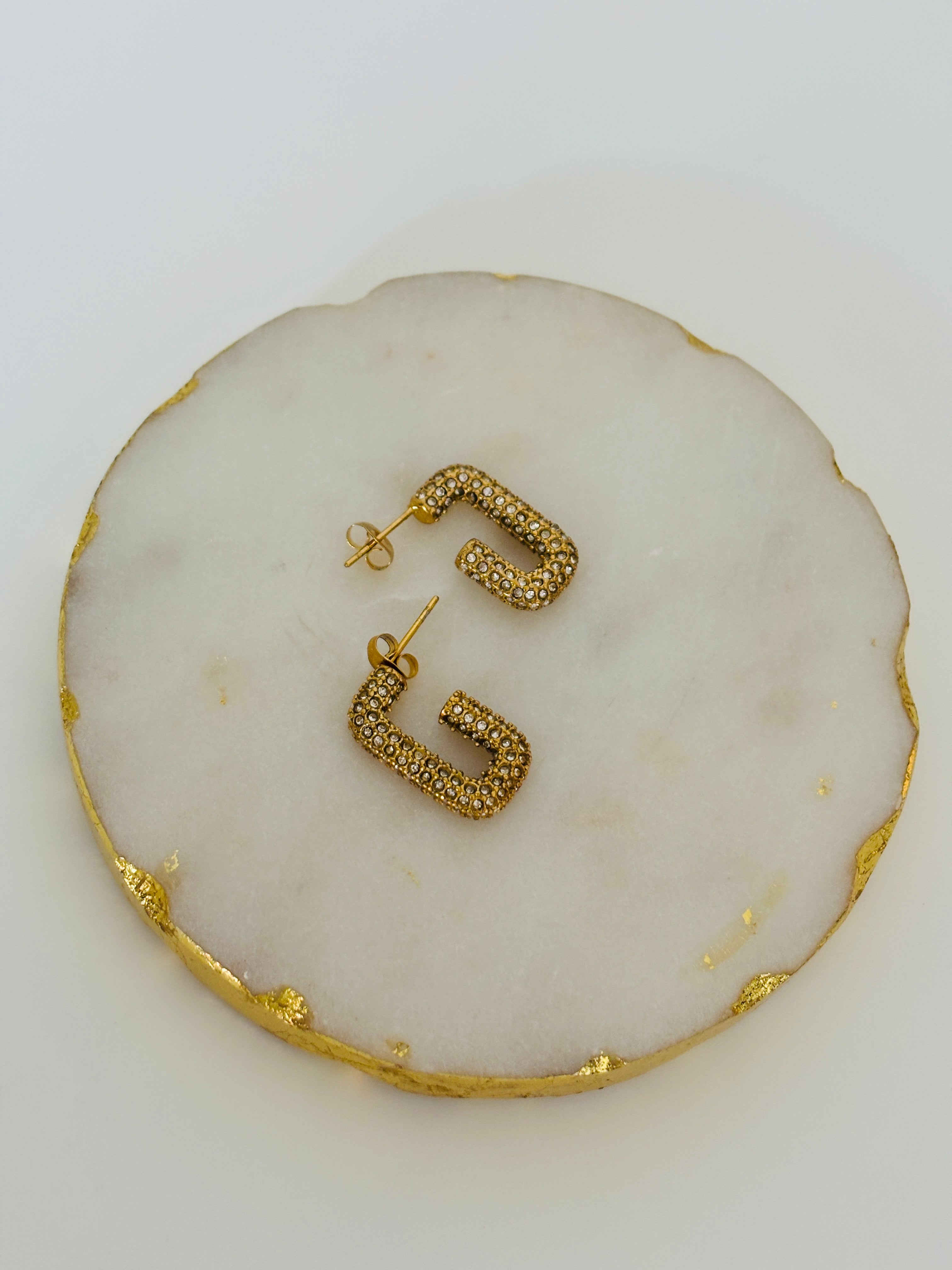 Maria AD diamond studded earring