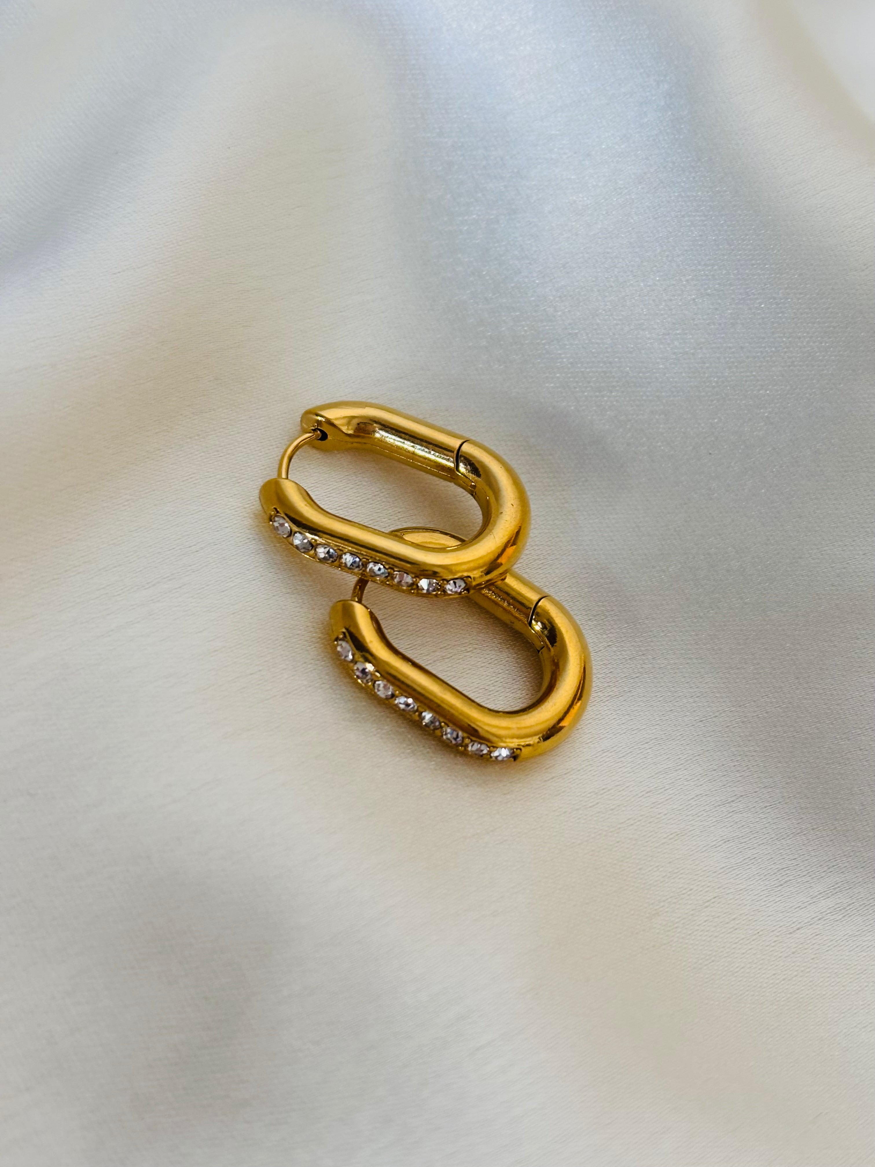 Tiana hoop earrings