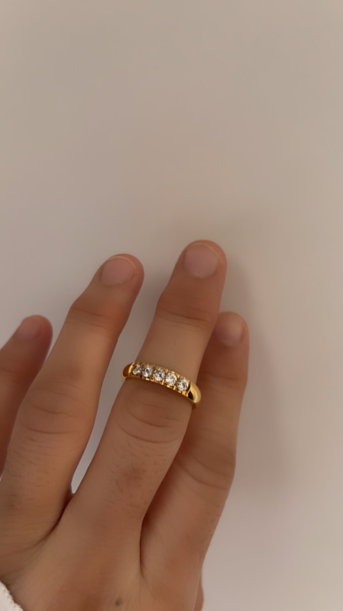 Mia diamond studded ring