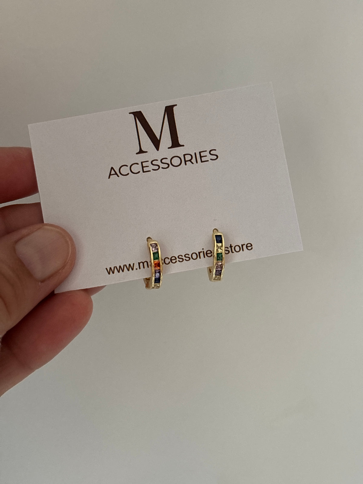 Multi mini hoop earrings
