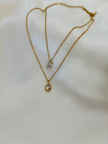 Raven solitaire necklace