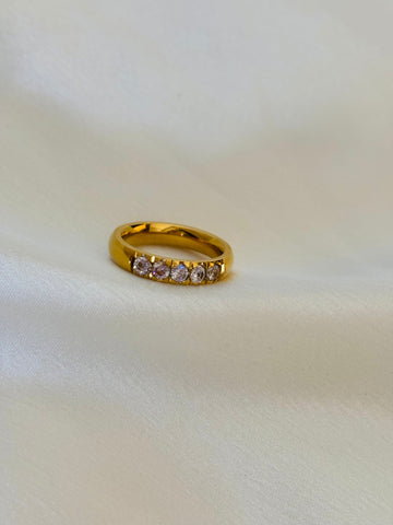 Mia diamond studded ring