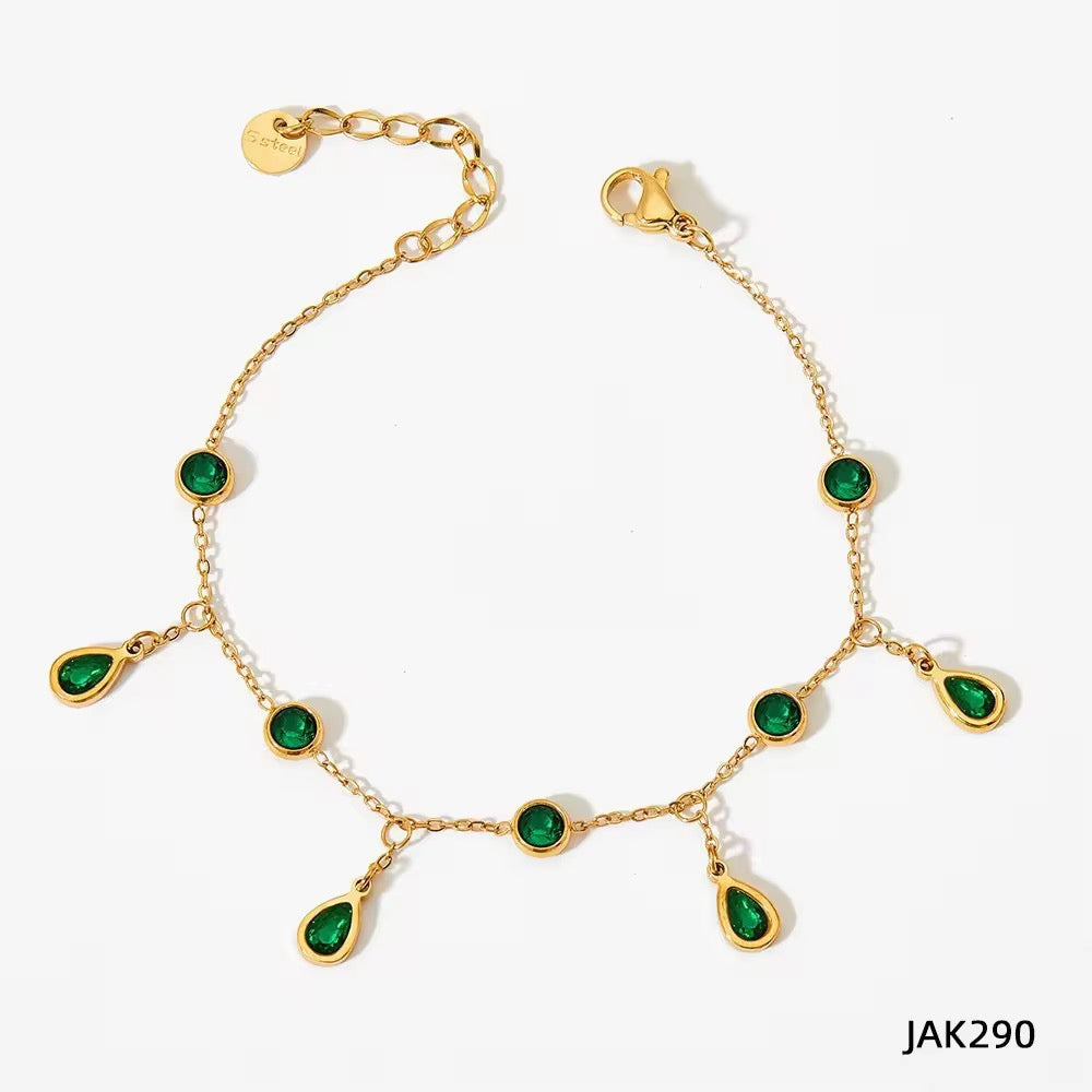 Emerald ANKLET