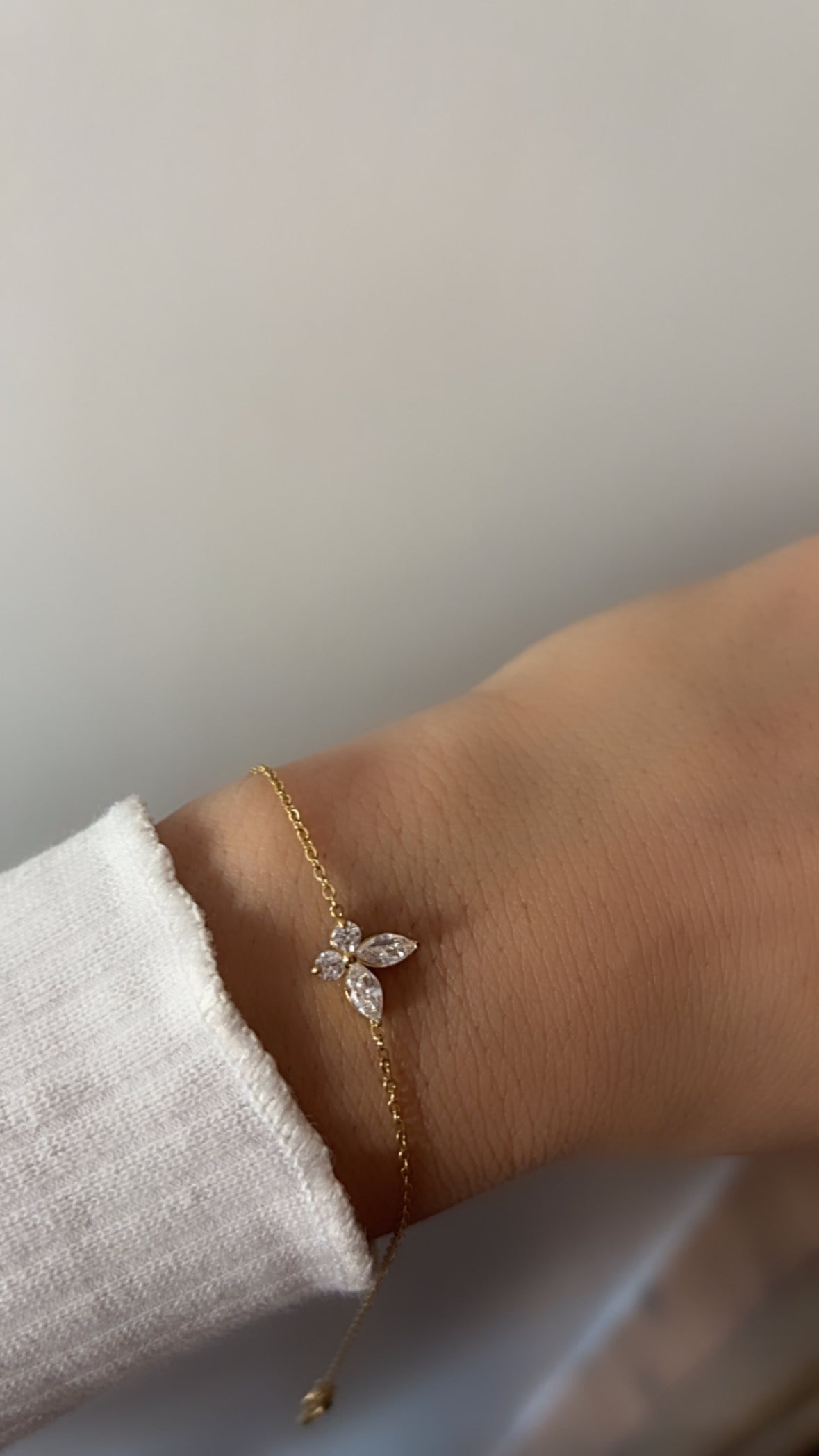 Butterfly charm bracelet