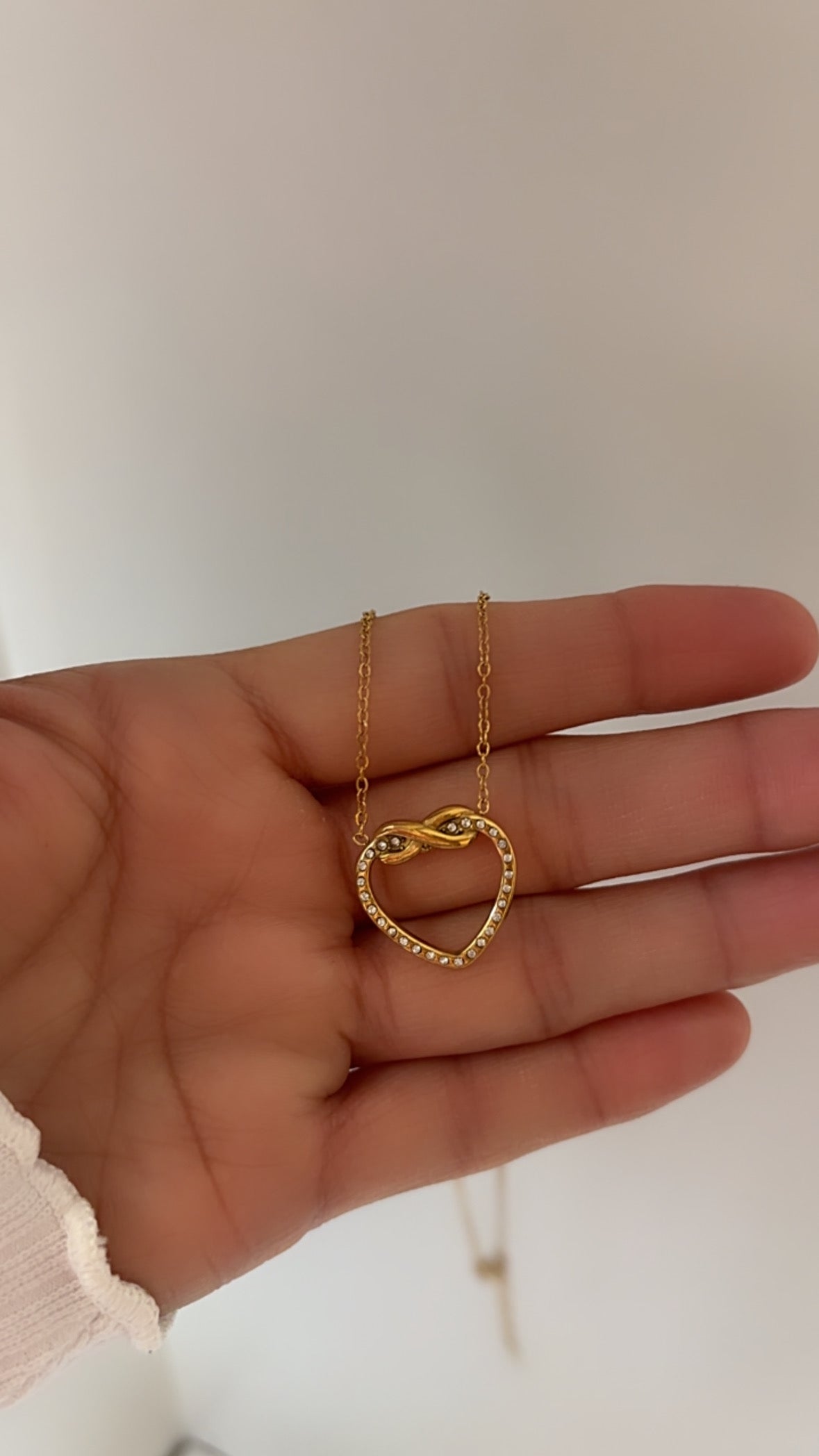 Bianca heart necklace