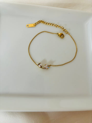 Almond Cut Diamond Bracelet