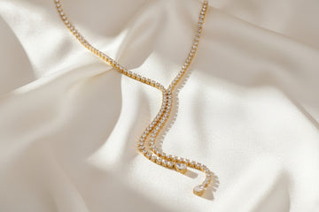 Jane tennis diamond necklace