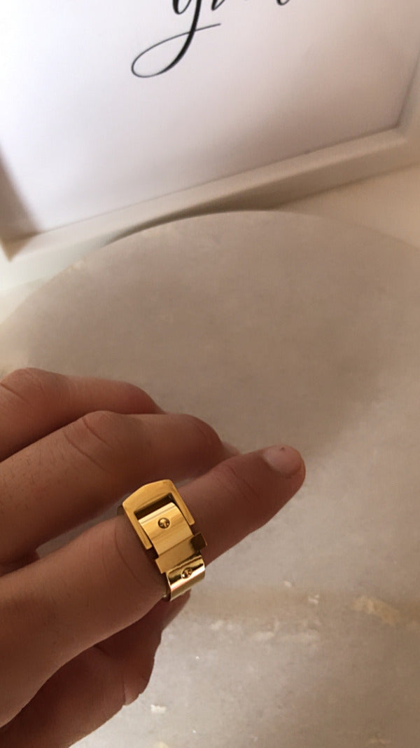 Bold Belt Ring