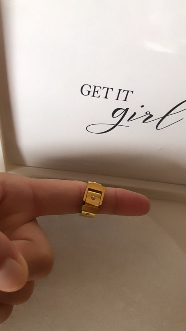 Bold Belt Ring