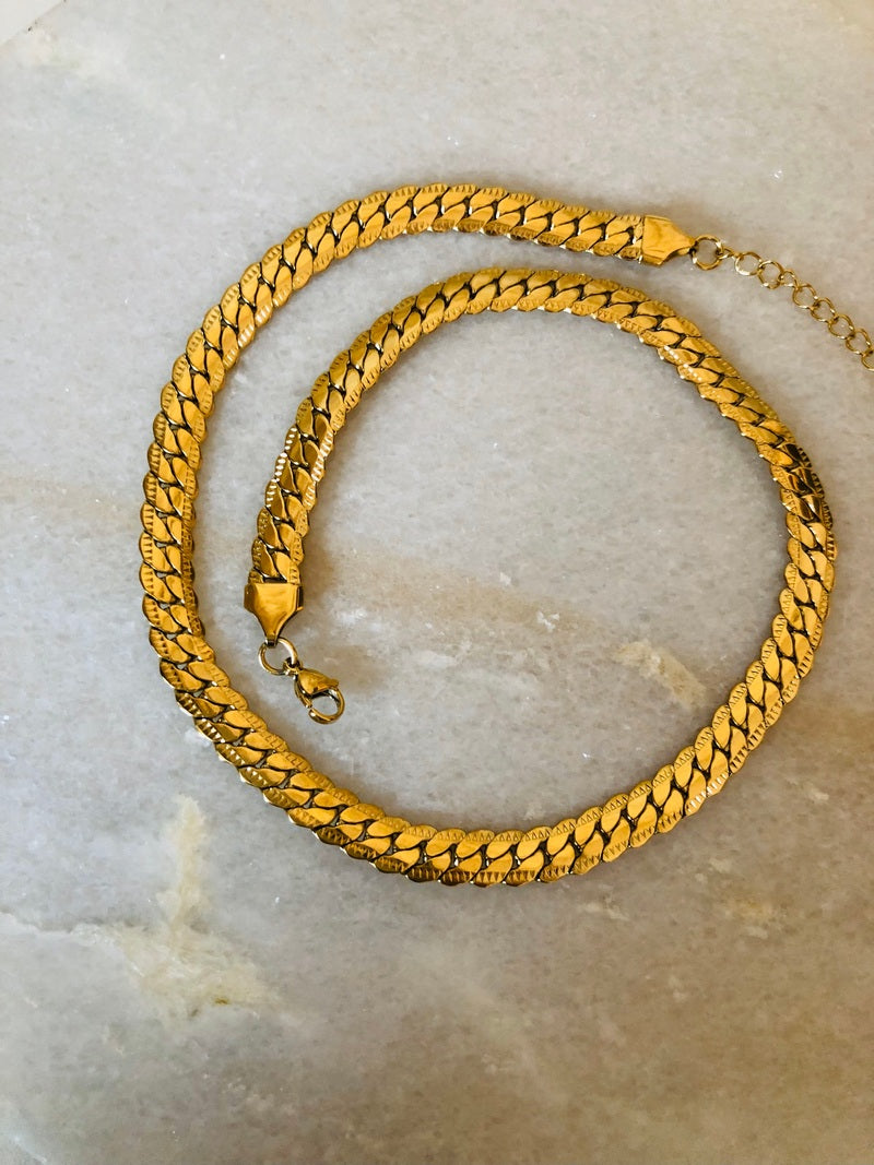 Bold Zip Chain Necklace