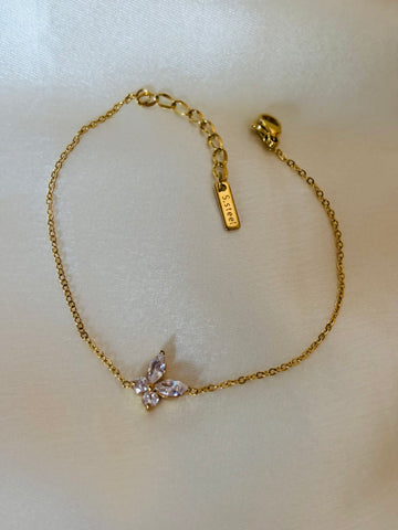 Butterfly charm bracelet