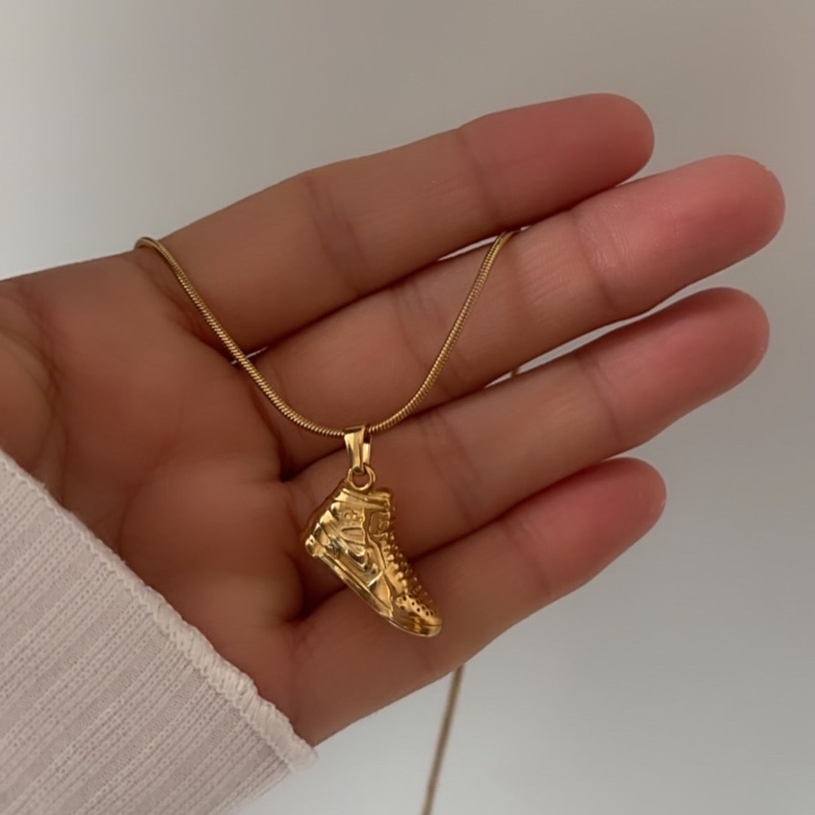 Shoes charm necklace