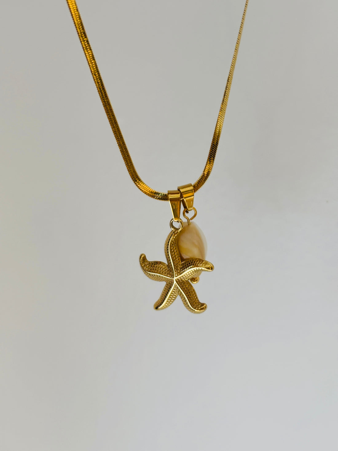 Star fish charm necklace