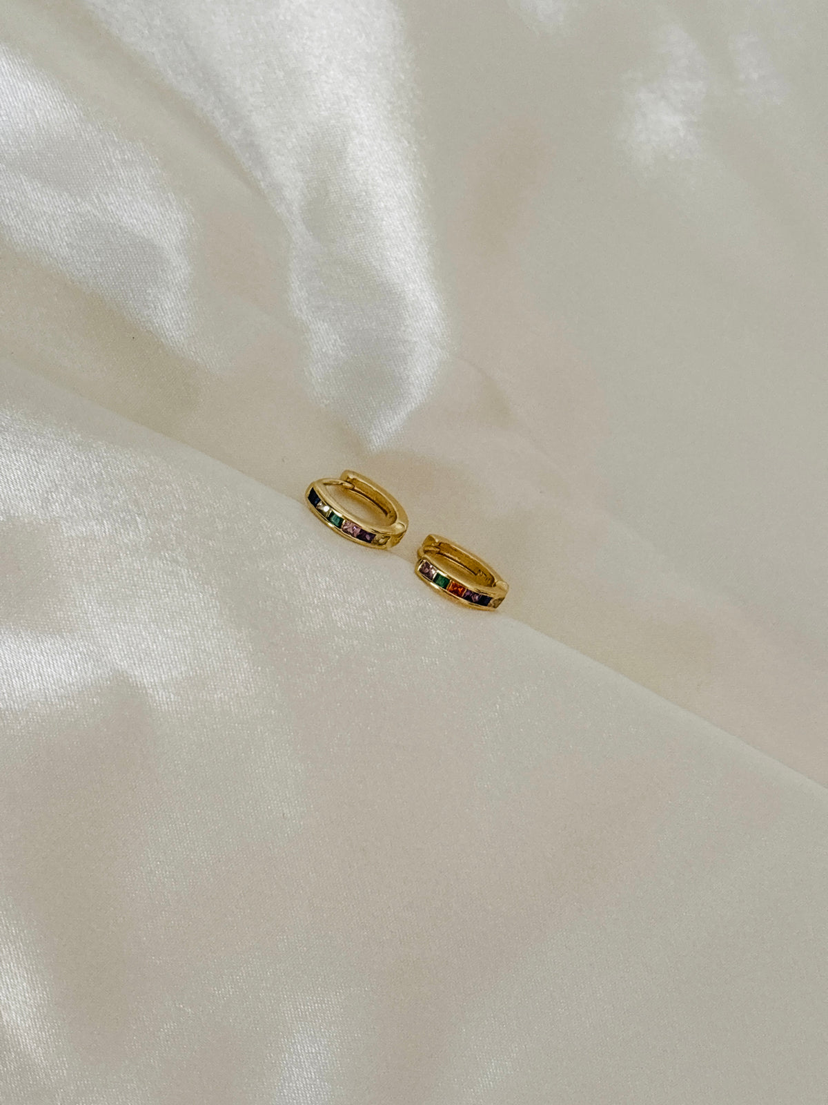 Multi mini hoop earrings