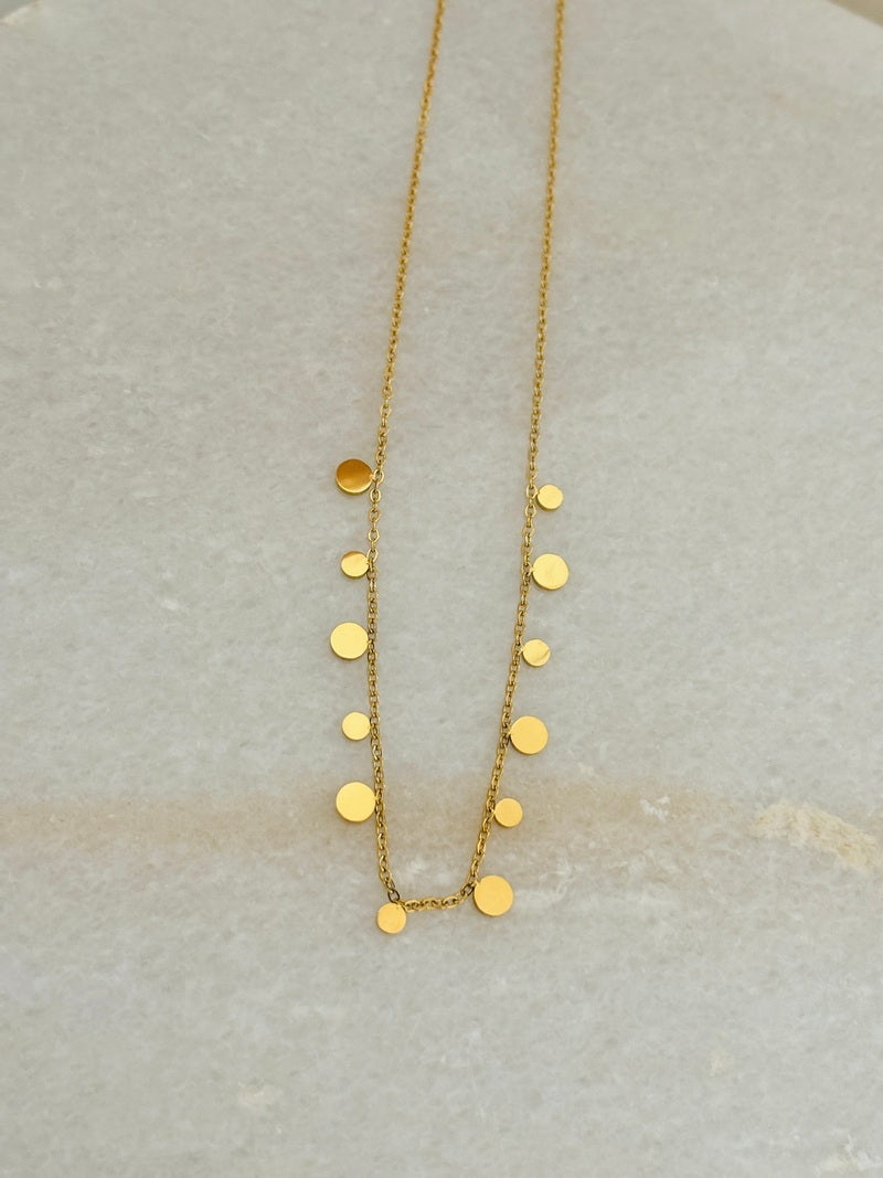 Disc Charm Necklace