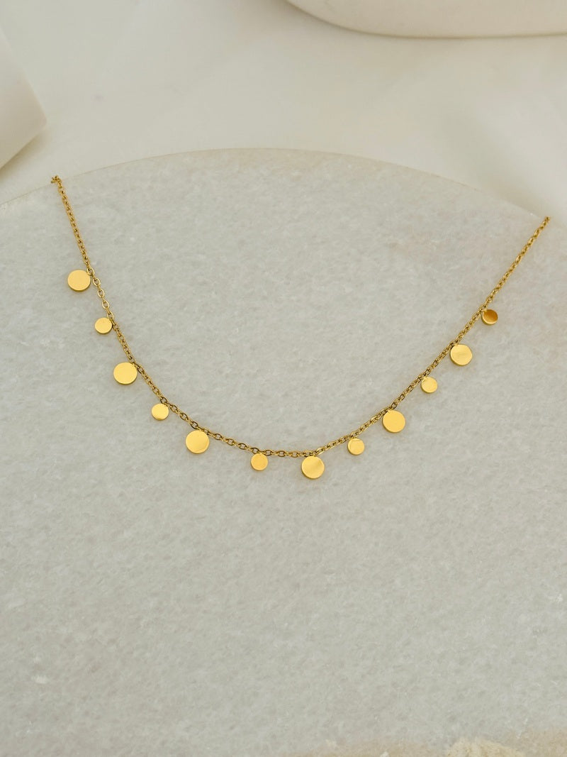 Disc Charm Necklace