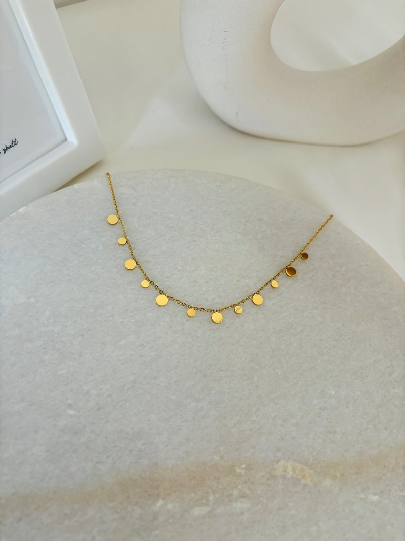 Disc Charm Necklace