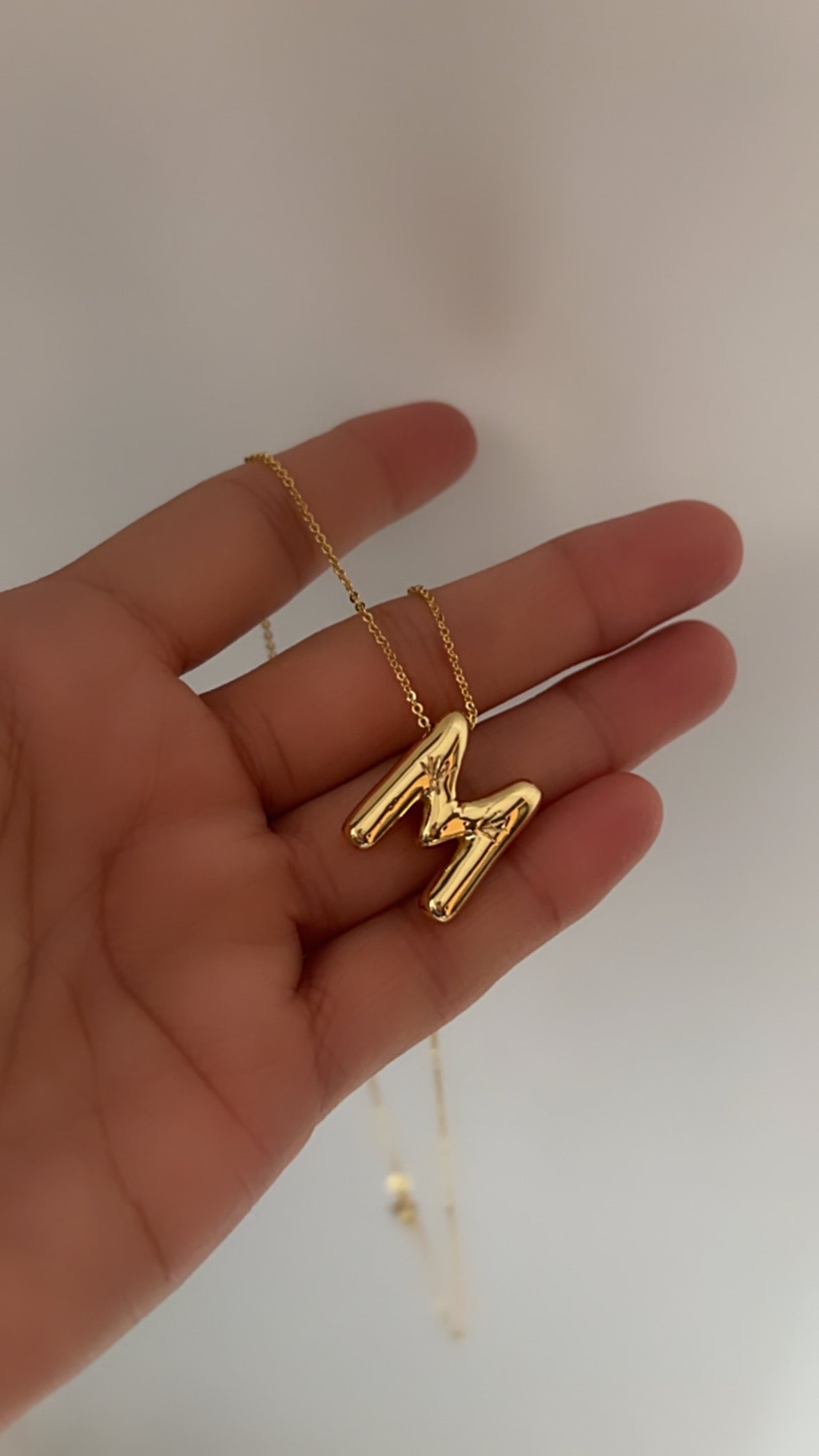 Balloon initial  pendent