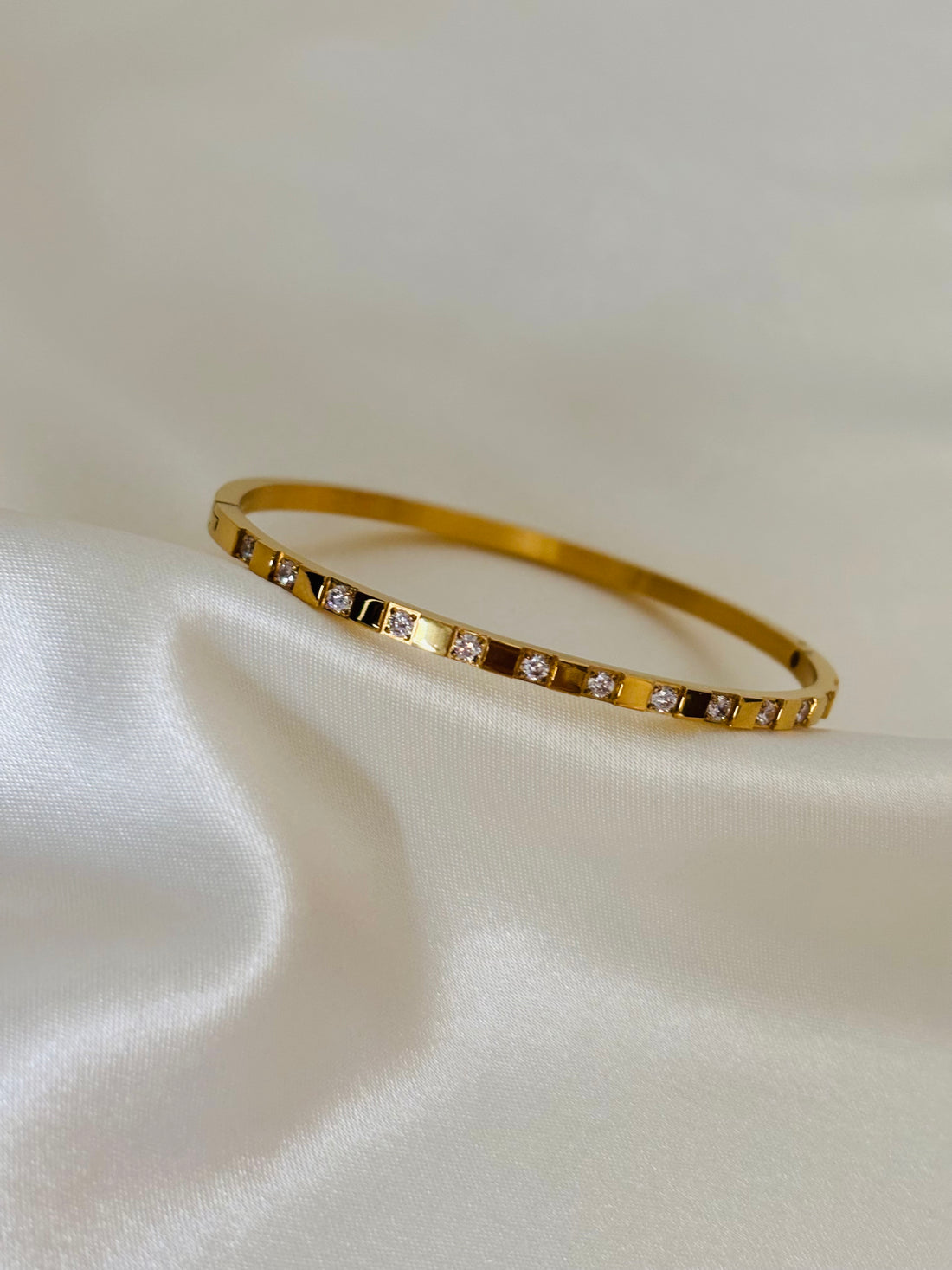 Rahi diamond studded openable kada bracelet