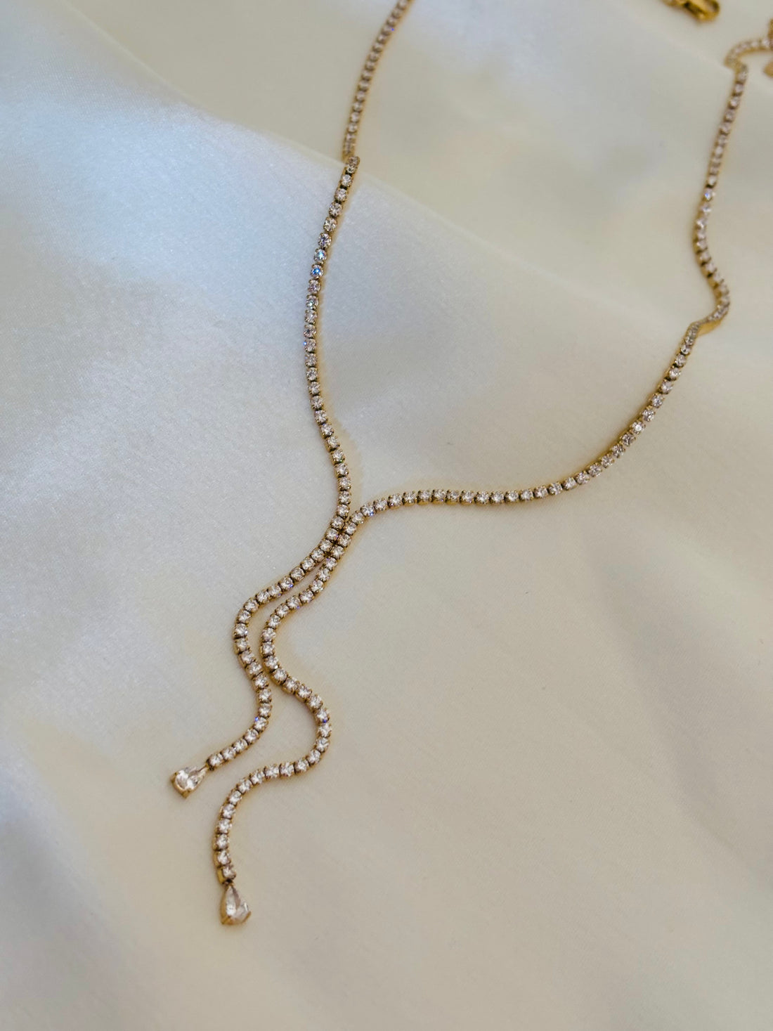 Jane tennis diamond necklace