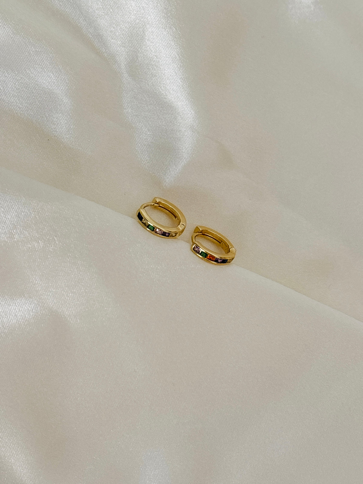 Multi mini hoop earrings