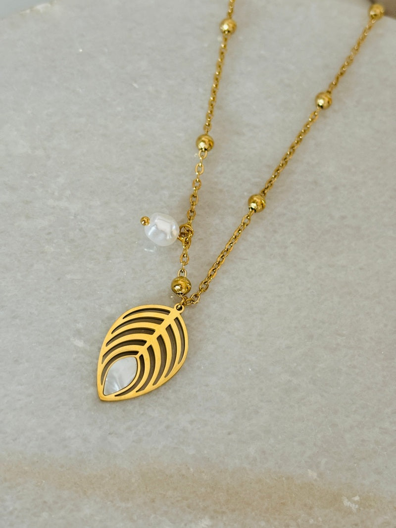 Feather Charm Necklace