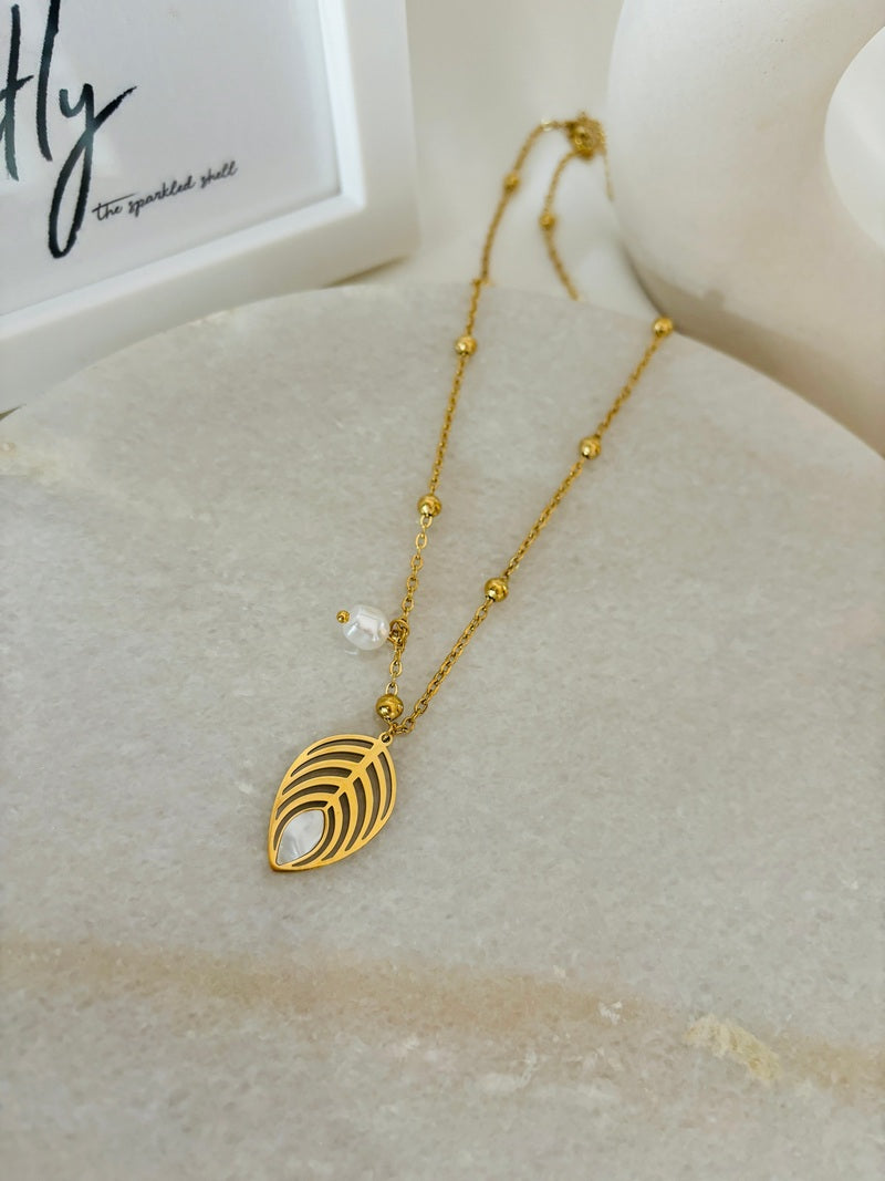 Feather Charm Necklace