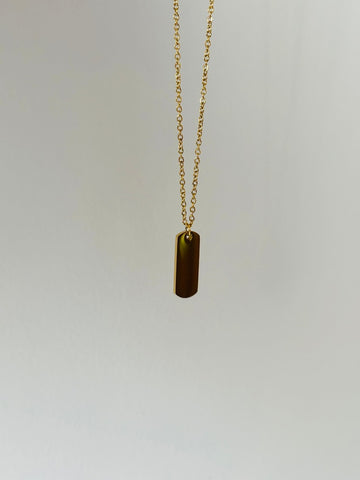 Flat Bar Necklace