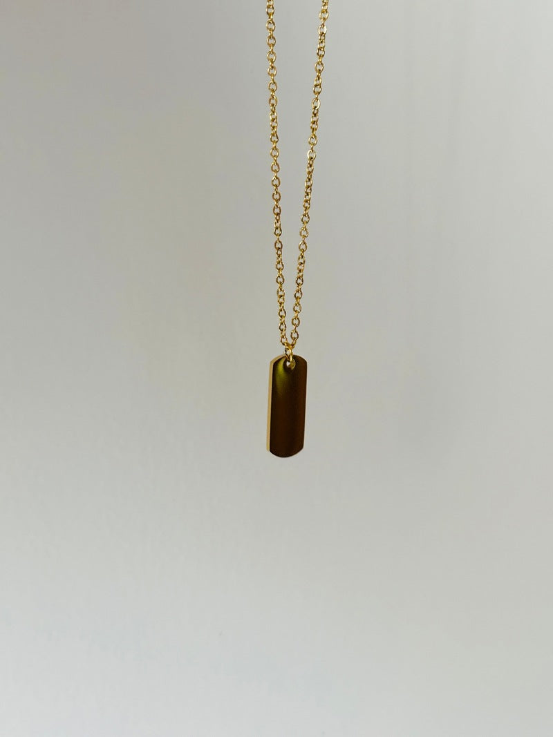 Flat Bar Necklace