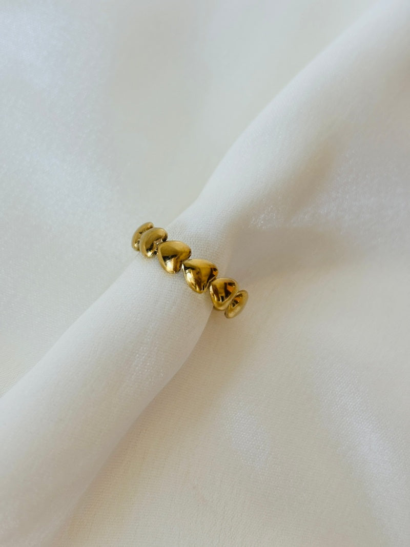 Heart Cut Adjustable Ring