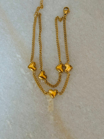 Heart Layer Bracelet