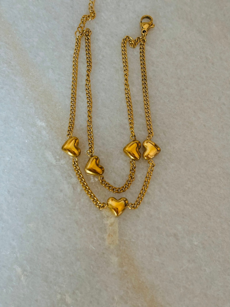 Heart Layer Bracelet