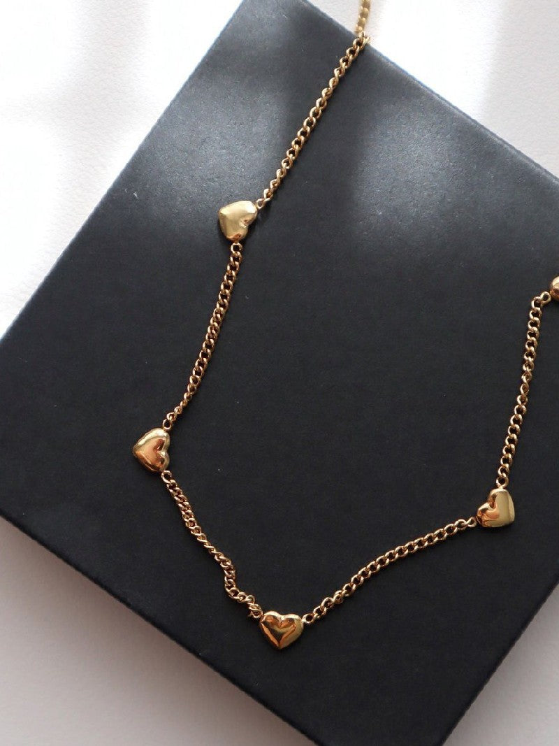 Heart Link Chain Necklace