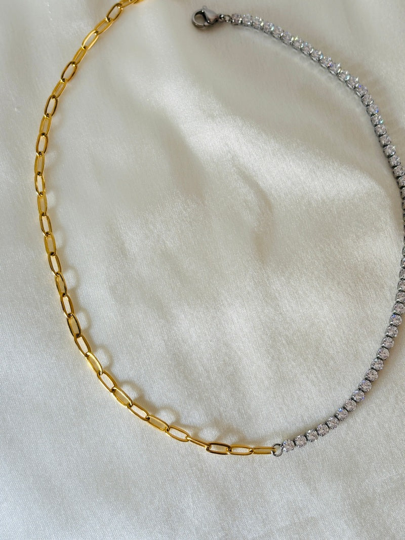 Two Tone Chain necklace