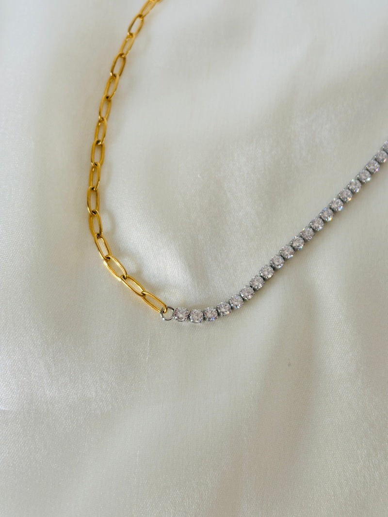 Two Tone Chain necklace