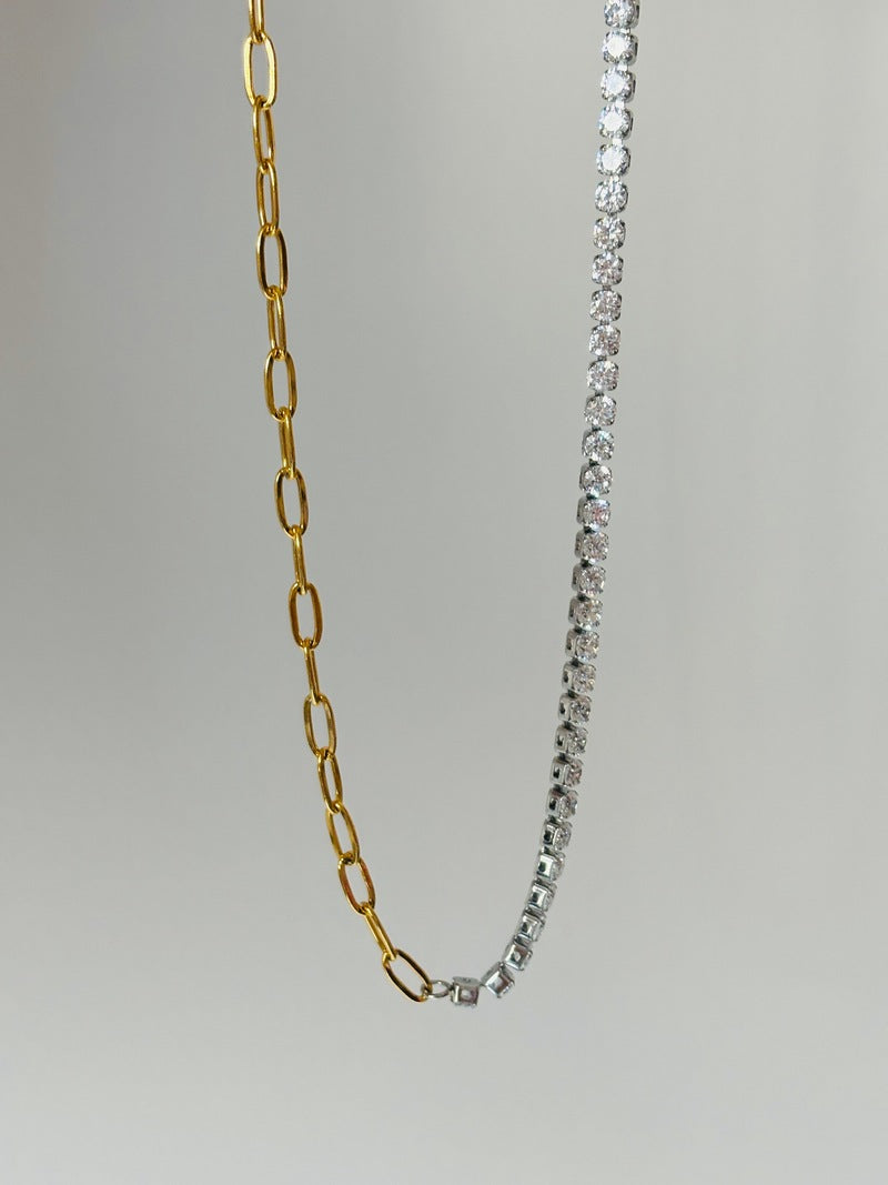 Two Tone Chain necklace