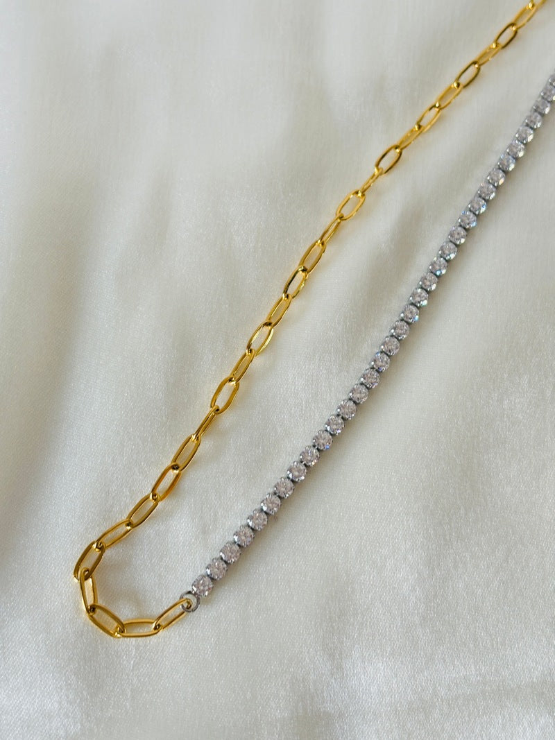 Two Tone Chain necklace