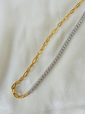 Two Tone Chain necklace